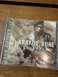 Krayzie Bone Album Thug On Da Line CD Booklet New Sealed Rare Bone Thugs - Picture 1 of 5