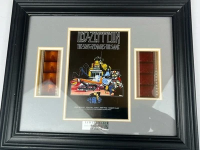 Células de película Led Zeppelin - The Song Remains the Same edición limitada de 35 mm enmarcadas Foto 1 de 4