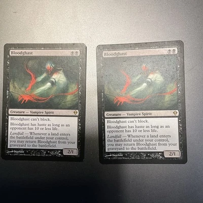 Mtg - Bloodghast - Zendikar- LP - MAGIC CARD - Image 1 of 2