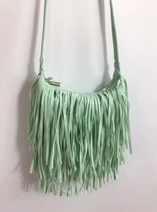 Western Green Fringe Bag Boho Crossbody Purse NEW - Picture 1 of 8