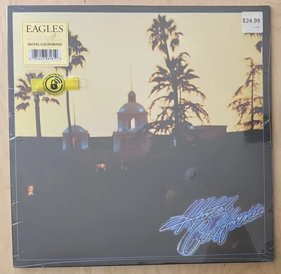 EAGLES-“HOTEL CALIFORNIA“ 1976 LP, ASYLUM 1084, ORG INNER, POSTER (NEW SEALED) Foto 1 de 2