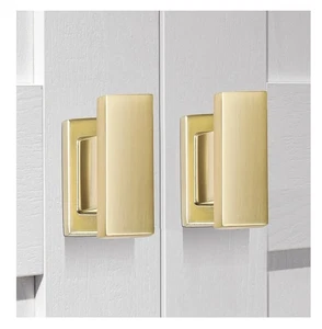 NEW 20 Pack Matte Gold Cabinet Knobs 1.5 inch Vehcil Kitchen Bathroom Handles - Picture 1 of 11