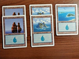 5x Island Basic Land - Starter 1999 - LP - mtg SPARROW MAGIC - Picture 1 of 2
