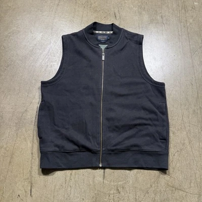 Pendleton Vest Full Zip Fleece Men’s Size Medium Black Pockets Vintage - Image 1 of 4