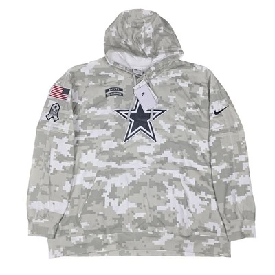 Sudadera con Capucha Nike Dallas Cowboys Para Hombres 3XL Saludo al Servicio Ártico Camuflaje NFL Fútbol Foto 1 de 4