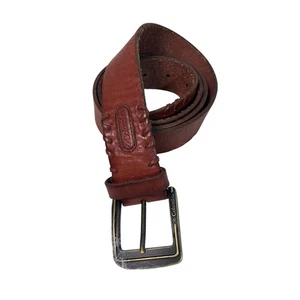 Cinturón de cuero Columbia para hombre marrón talla 42/acento tejido informal - Imagen 1 de 8