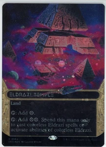 Eldrazi Temple Borderless Galaxy Foil Edge of Eternities MTG 104 EOS - Picture 1 of 2