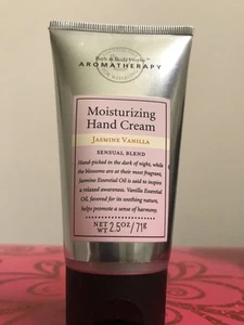Bath & Body Works Aromatherapie JASMIN VANILLE SINNLICHKEIT Handcreme 2,5 Unzen SELTEN - Bild 1 von 2