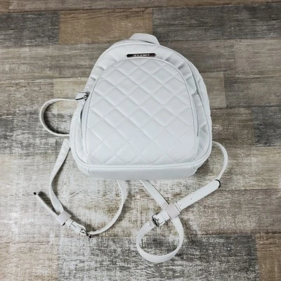 STEVE MADDEN BJORDAN Brilliant White Quilted Backpack  - Image 1 of 4