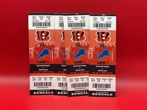 Cincinnati Bengals vs Detroit Lions 17.08.2008 Ticket Stubs - Bild 1 von 1