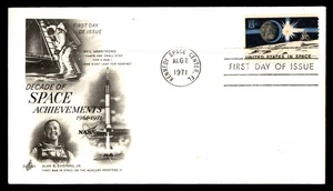 Mayfairstamps US FDC 1971 Spacecraft on Moon Astronauts First Day Cover aau_7941 - Picture 1 of 2