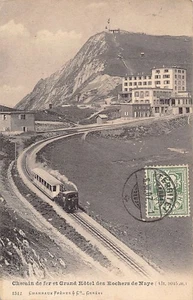 Suisse - Chemin de fer et Grand Hôtel des Rochers de Naye (VD) Ed. Charnaux 1342 - Picture 1 of 2