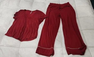 Soma Small Cool Nights Damen Pyjama Set, Rot Größe S. - Bild 1 von 6