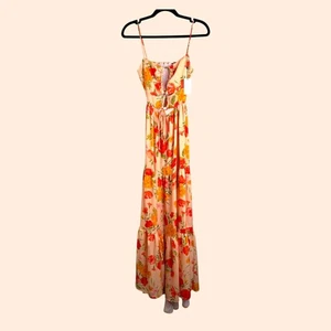 RESA Beverly Printed Cut Out Maxi Dress - Picture 1 of 7