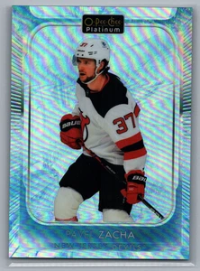 2021-22 O-Pee-Chee Platinum Arctic Freeze/99 Pavel Zacha #142 - Imagen 1 de 2