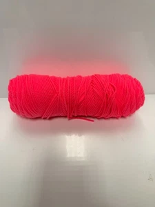 Hilo Red Heart Super Saver color rosa neón caliente NUEVO - Imagen 1 de 2