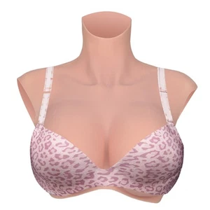 Silicone Breast Forms Large Size Fake Boobs for Crossdresser Breast Plate Mal... - Picture 1 of 6
