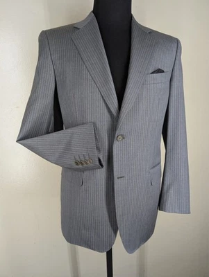 Canali Vintage Made In Italy 100%  Wool Suit With Pleated Pants US Size 38 Reg - Image 1 of 4
