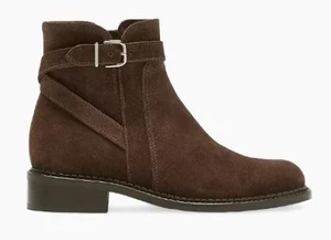 NEU IM KARTON LA CANADIENNE SARAH WILDLEDER SCHNALLE KNÖCHEL STIEFEL BRÜNETT BRAUN GRÖSSE 8B US/38 - Bild 1 von 7