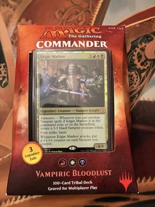 MTG Magic C17 Commander 2017 Deck English VAMPIRIC BLOODLUST Edgar Markov Sealed - Picture 1 of 7