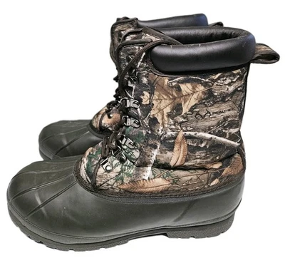 Magellan Outdoors Realtree Men's Duck Hunting Camo Weatherproof Boots Size 11 - Image 1 of 4