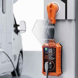 Protector contra sobretensiones RV 50 amperios con pantalla LED inteligente, 16000J automático RV r - Imagen 1 de 9