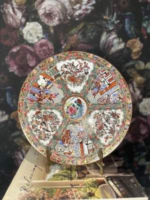 "Placa Cargador Medallón Rosa Vintage 12""" Foto 1 de 4