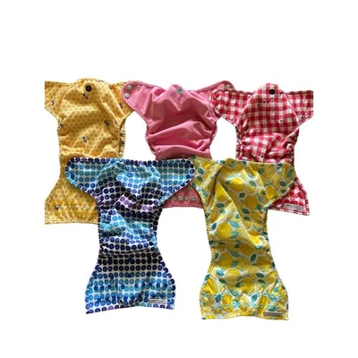 Lote de 5 Fundas de Pañales de Tela Marca Botones Super Talla -LEER Foto 1 de 4