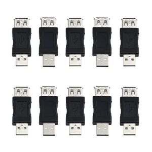 10PCS USB 2.0 Male to Female Converter High-Speed Plug Straight-Through Coupler - Picture 1 of 7