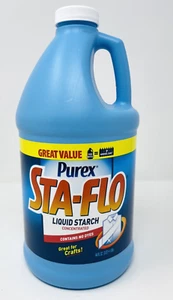 Purex Sta-Flo flüssige Wäschestärke konzentriert 64oz Staflo Stay Flow - Bild 1 von 3
