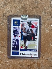 2023 John Rudolph Signed Auto Art Card Ray Lewis Unique Paint 1/1 Ravens