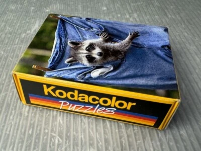 PUZZLE Kodacolor Ultra-Mini 1997 Animal 50 piezas mapache 10105 vintage Kodacolor Foto 1 de 4