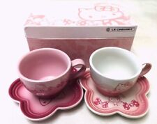 New Le Creuset Sanrio Hello Kitty Collaboration Mug & Sorcer 2 Customer Set