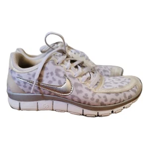 Nike Sneakers Womens Size 5.5 Nike Free 5.0 V4 Leopard 511281-100 - Picture 1 of 13