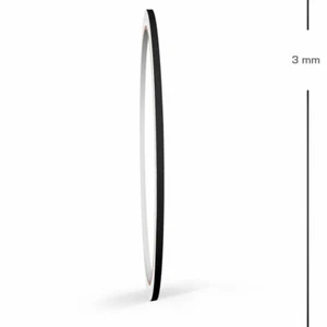Zierstreifen 3mm 10 Meter Reflektierend Schwarz Glänzend Glanz Auto Boot WoMo - Bild 1 von 5