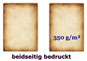 10 Blatt hochwertiger extra stabiler Urkunden-Karton 350g/m² Urkundenpapier - Bild 1 von 1