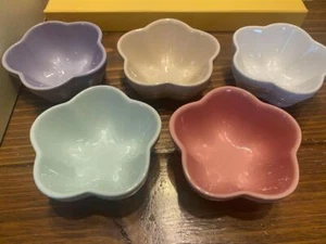 Le Creuset Mini Ciotole per Fiori Set di 5 Gres Multicolore - Foto 1 di 2