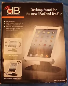 New dB Desktop Stand For iPad and iPad 2 360 Rotation Tilt Forward Backward - Picture 1 of 2