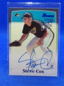 2000 Bowman Auto Steve Cox #SC Auto - Picture 1 of 2