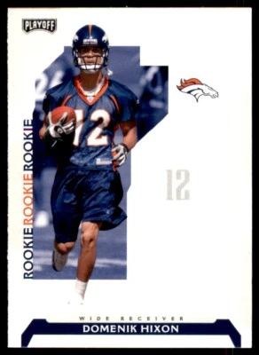 Domenik Hixon 2006 Playoff NFL Playoffs Card# 129 RC - Image 1 of 2