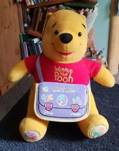 Vtech Disney Winnie The Pooh Goes To School Talking Learn Plush Soft Toy 11" - Imagen 1 de 7
