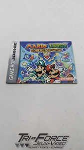 Mario & Luigi Superstar Saga Gameboy Advance Instructions Manual / Booklet ONLY - Imagen 1 de 1