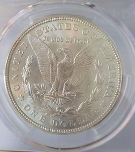 Dólar de plata Morgan 1921 S grado $1 graduación profesional MS65 muy bonito - Imagen 1 de 5