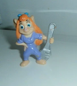 1991 Disney Kellogg Chip N Dale Rescue Rangers  2 1/4"  PVC  Gadget Hack wrench - Picture 1 of 2