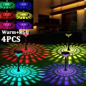2-4Pack Solar Garden Lights Outdoor Waterproof Landscape LED Lights Pathway Yard - Picture 1 of 13