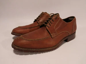 Cole Haan Mens 7 M Waterproof Split Moc Toe Brown Derbies Shoes Lug Sole - Picture 1 of 8