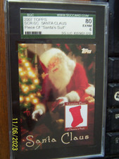 2007 Topps Santa Claus Santa Claus Suit Relic Jersey #SCR-SC XMAS SGC 6 EX-MINT