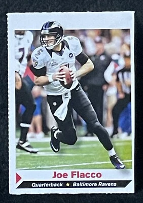 Joe Flacco NFL Baltimore Ravens 2013 Sports Illustrated for Kids SI #221 crease - Image 1 of 2