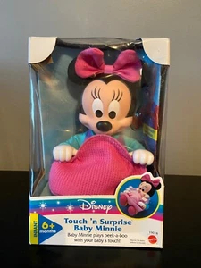 Vintage 1997 Mattel Disney Touch 'n Surprise Baby Minnie Never Opened - Picture 1 of 3