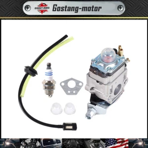 Carburetor & Fuel Line For Gas 2Cycle 43cc Powermate PCV43 Tiller Motor Parts US - Picture 1 of 12